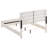 Geary Coastal White Eastern King Panel Bed