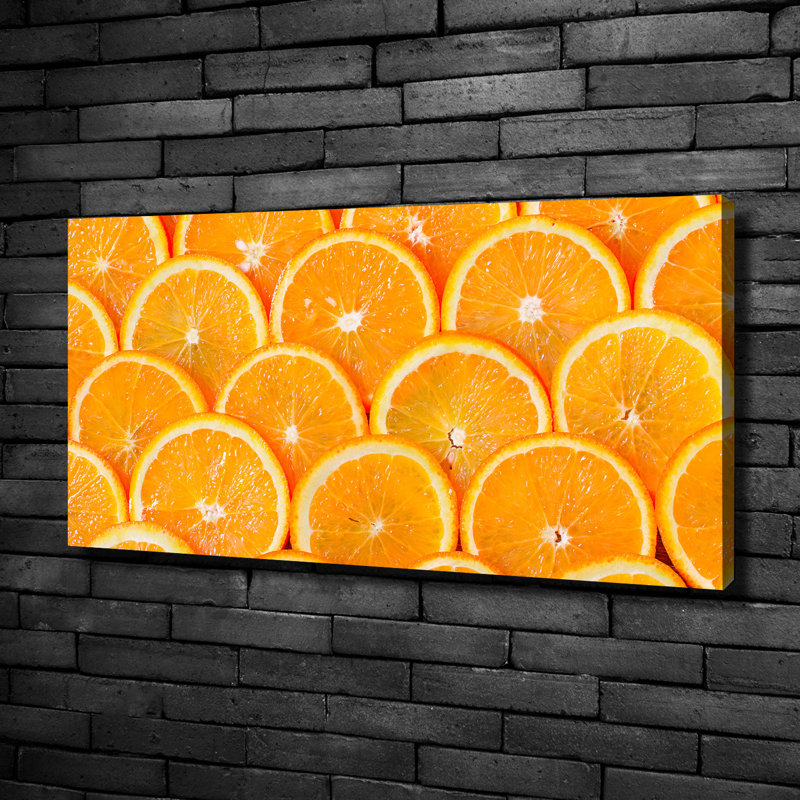 Orange Slices - Wrapped Canvas Print