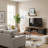 CONSDAN TV Stand 63" Solid Fir Wood TV Stand for TVs up to 70"