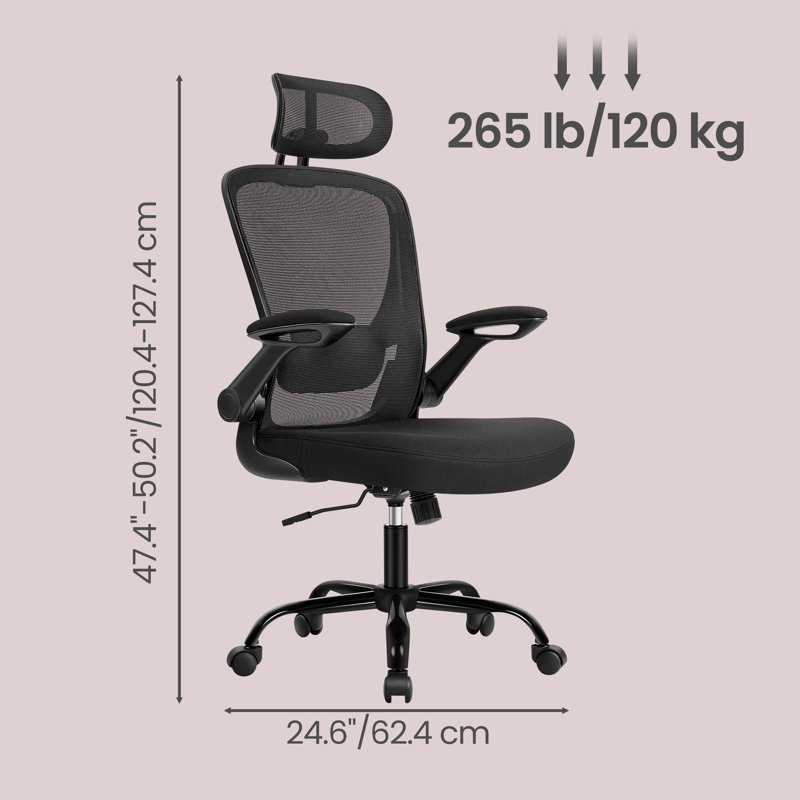 Office Chair, Satin Black, Black