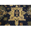 Tapis oriental Indo Karajeh 7 pi 11 po x 9 pi 10 po Navy Tribal