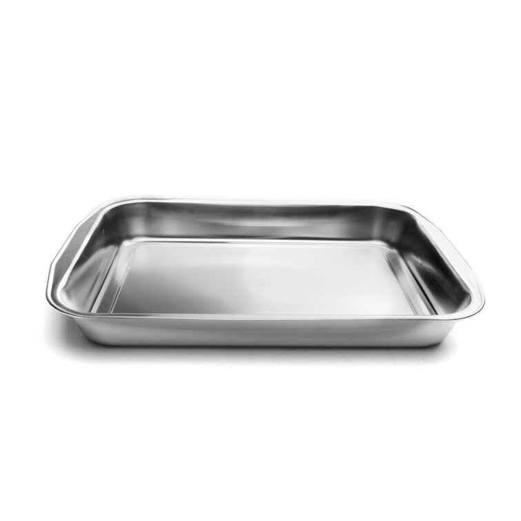 Fox Run Stainless Steel Cookie Sheet Baking Pan, 14 x 17, Silver