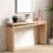 Narrow Console Table, Slim Entryway Table, Small Space Sofa Table, 52 Inch Hallway Table, Wood Console Table With Bead Detail, Rustic Modern Console, Natural Wood Finish Table, Minimalist Foyer Table.