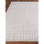 Monroe Silk Geometric Area Rug in Ivory