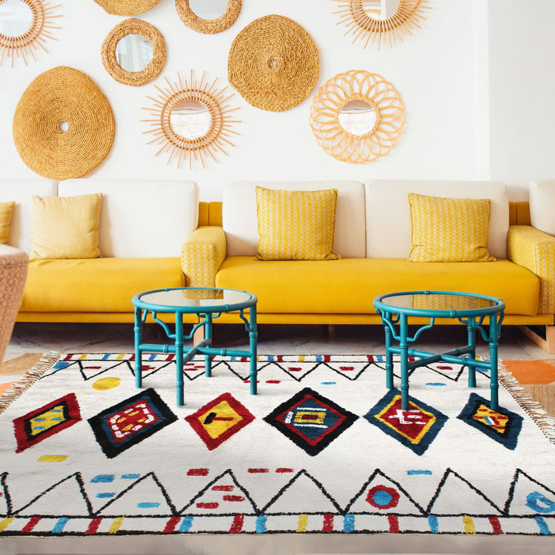 Gainford Southwestern Area Rug, Rectangle 120 x 170cm
