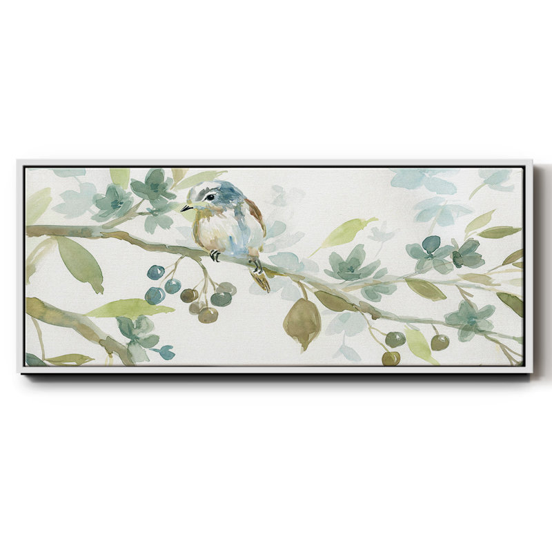 Début du printemps II - toile encadrée, H 8 po x l 20 po
