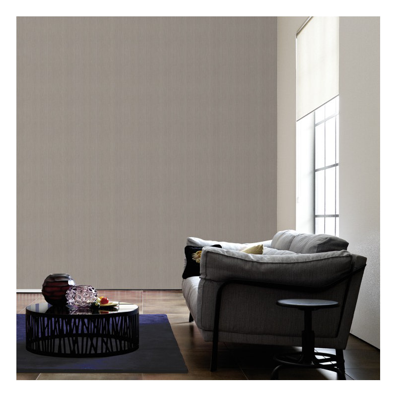 Tessuto 10.05m x 53cm Wallpaper, Charcoal