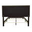 Lit simple en tissu gris anthracite stable et base en bois massif-978280852-978280853