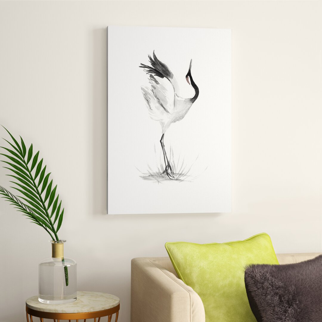 Leinwandbild Japanese Cranes I von Naomi McCavitt