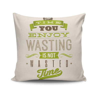 Housse de coussin carré en polyester Emylton