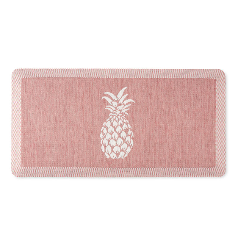 Tapis de cuisine Martha Anoha, Rouge épice, Rectangle 19,6 po x 39 po