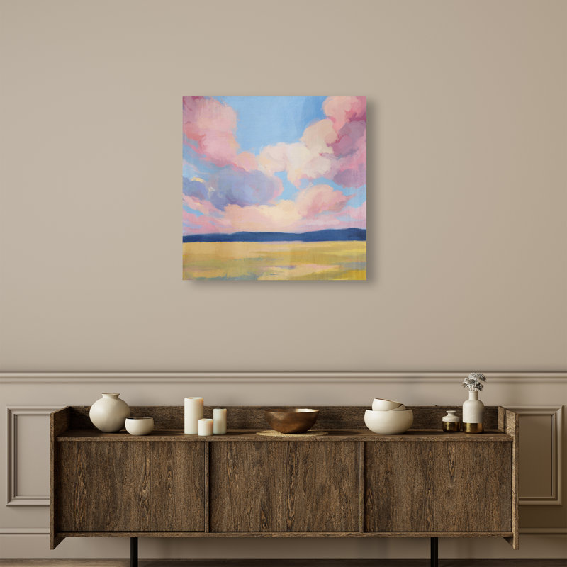 Blushing Sky Print by Oliver Gal, Gallery Wrapped, 30"H x 30"W