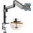 Single Monitor Desk Mount for 13-34 Inch Screens up to 26.5 lbs, Adjustable Monitor Arm Gas Spring