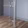 60" W X 36" D X 72" H Frameless Sliding Shower Enclosure With 3/8" Clear Tempered Glass, Brushed Nickel
