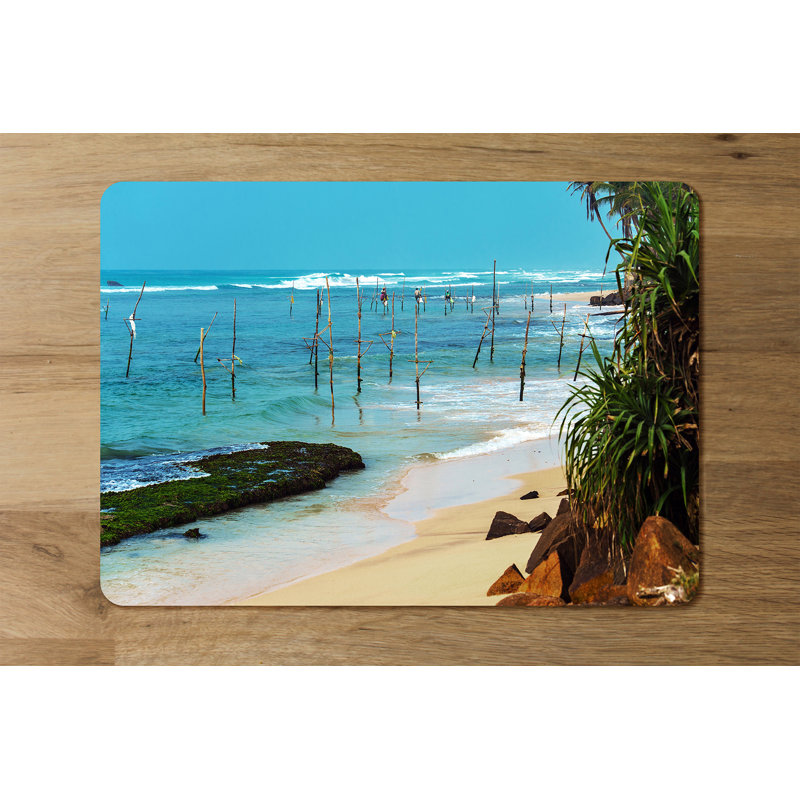 Doyla Wood No Pattern Rectangle Placemat