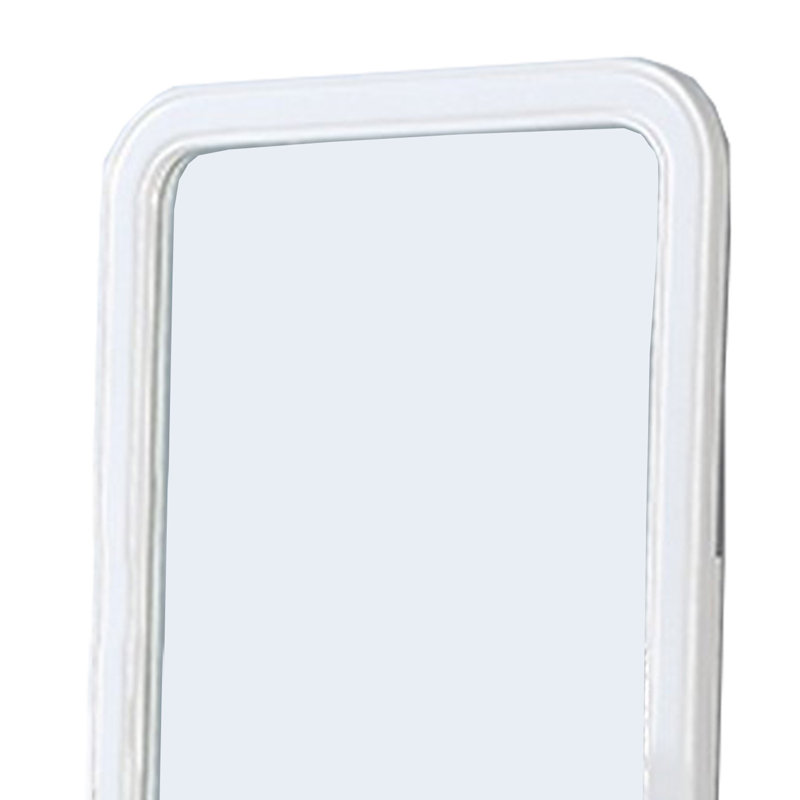 Miroir biseauté pour commode, Blanc
