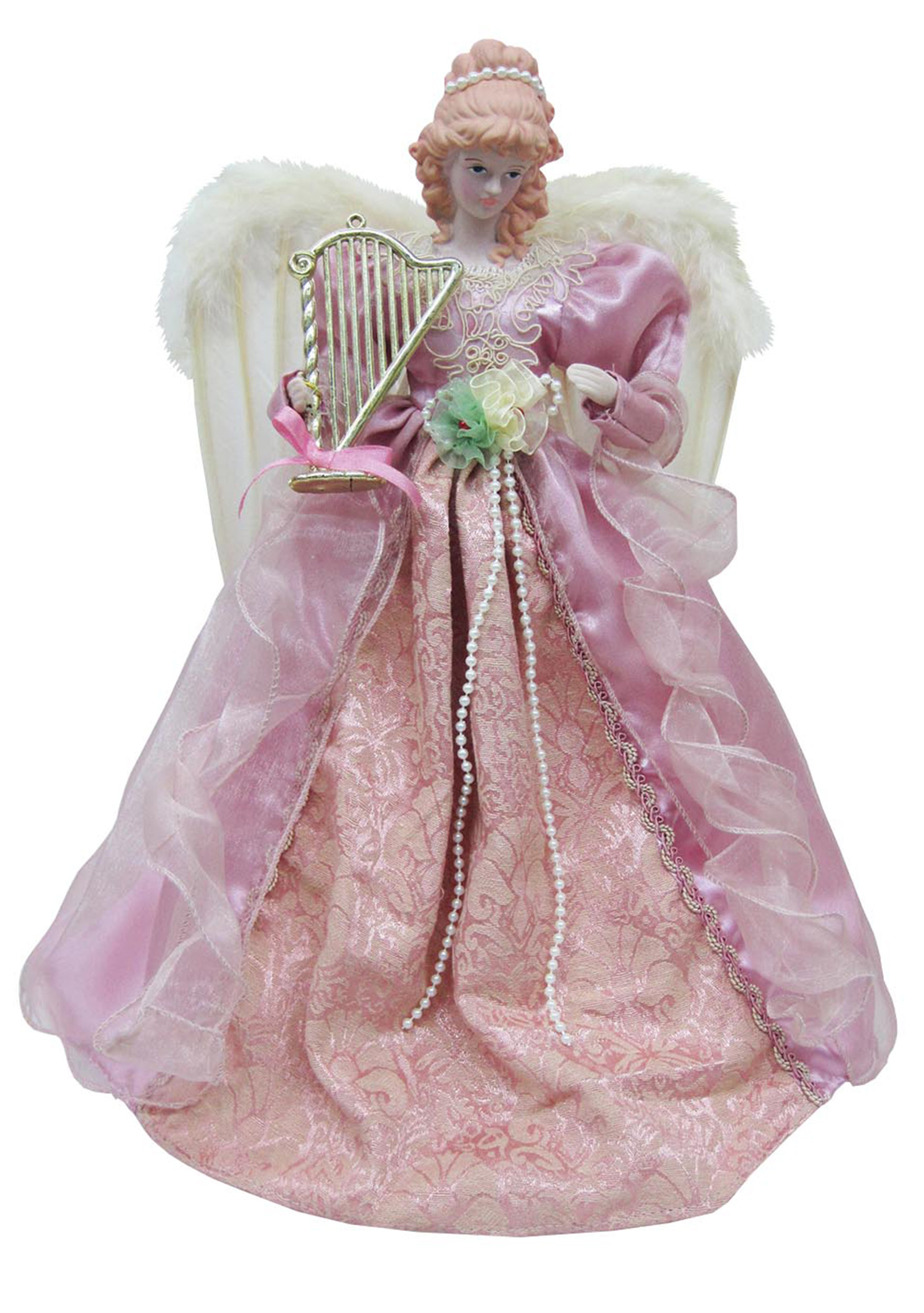 The Holiday Aisle® Victorian Angel Tree Topper | Wayfair