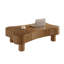 Table basse à plateau relevable de 42 po de longueur, 27 po de largeur, rangement caché, relevage hydraulique, 360 coins arrondis, configuration en 5 minutes, conception américaine pour le salon, bordures à panneaux cannelés, assemblage rapide,