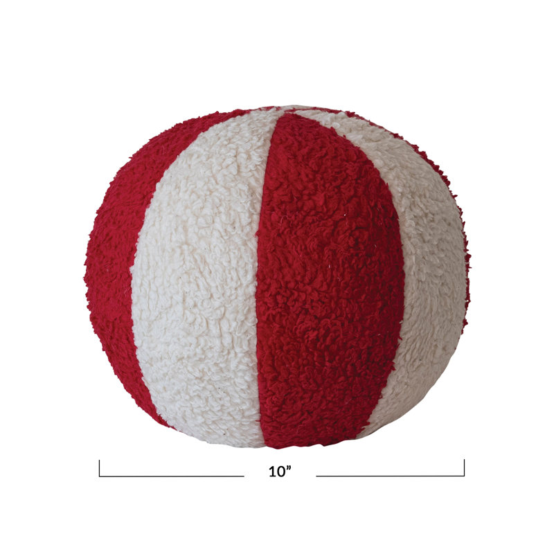 Cotton Sherpa Throw Pillow
