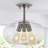 Gizi Glass Semi Flush Mount