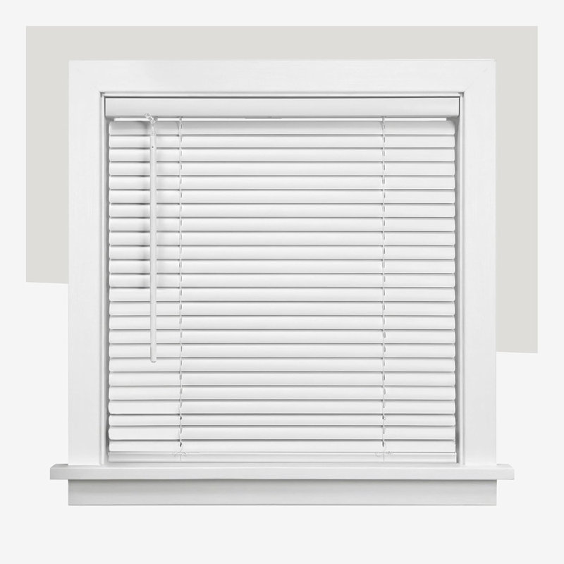 Cordless Vinyl Mini Blinds with 1 in. Slats, Room Darkening Horizontal Window Blinds, Easy Install, Child Safe