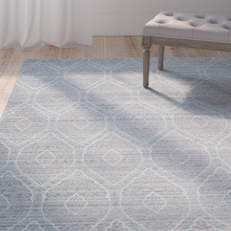 Savorey Damask Hand Woven Area Rug, Rectangle 122 x 183 cm