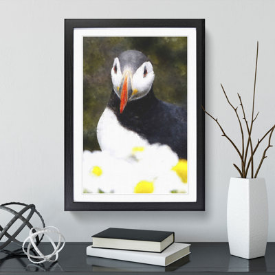 Atlantic Puffin Birds Vol.2 - Picture Frame Painting on MDF