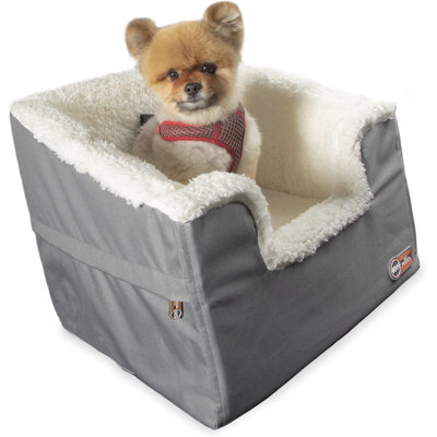 Siège d'auto pour chien Bucket Booster - Petit - Brun clair