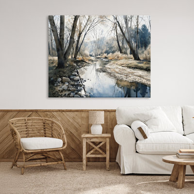 Serene Reflections at Autumn Creek Canvas, design by Franklyn Gregory