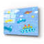 «Travel Time» par Viv Eisner, art en verre acrylique Wal-955423851