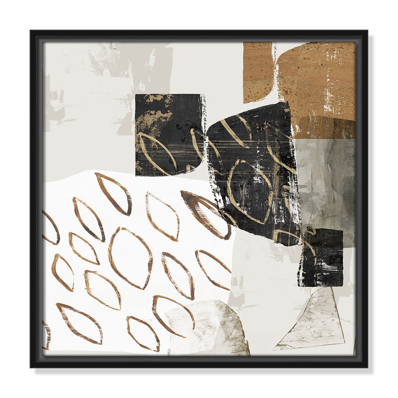 Shape of Formation III - reproduction carrée par Casa Fine Arts, Noir, H 17,5 po x l 17,5 po