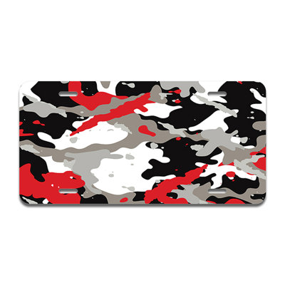 Cadre en aluminium rouge Camo