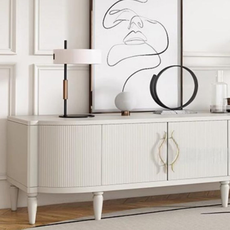 Meuble télé léger et luxueux, H 21,65 po x L 78,74 po x l 17,71 po