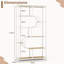 176cm H x 30cm W Metal Standard Bookcase-104237458