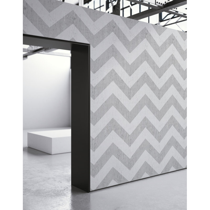 Racette 10m x 52cm Matte Paste the Wall Wallpaper Roll, Grey
