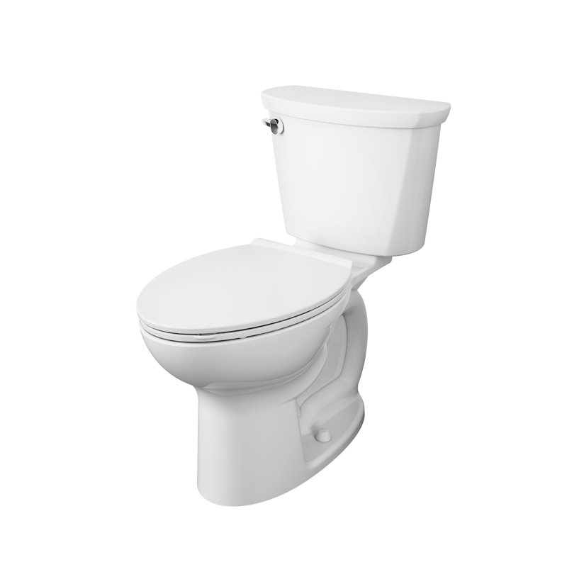 American Standard Cadet 1.28 Gallons GPF Elongated Comfort Height Floor Mounted Kit (Seat Not Included), White