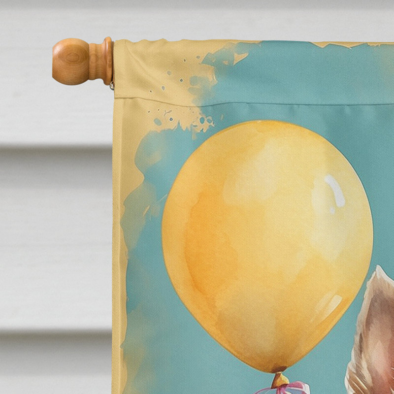 Drapeau «Happy Birthday House», Westie
