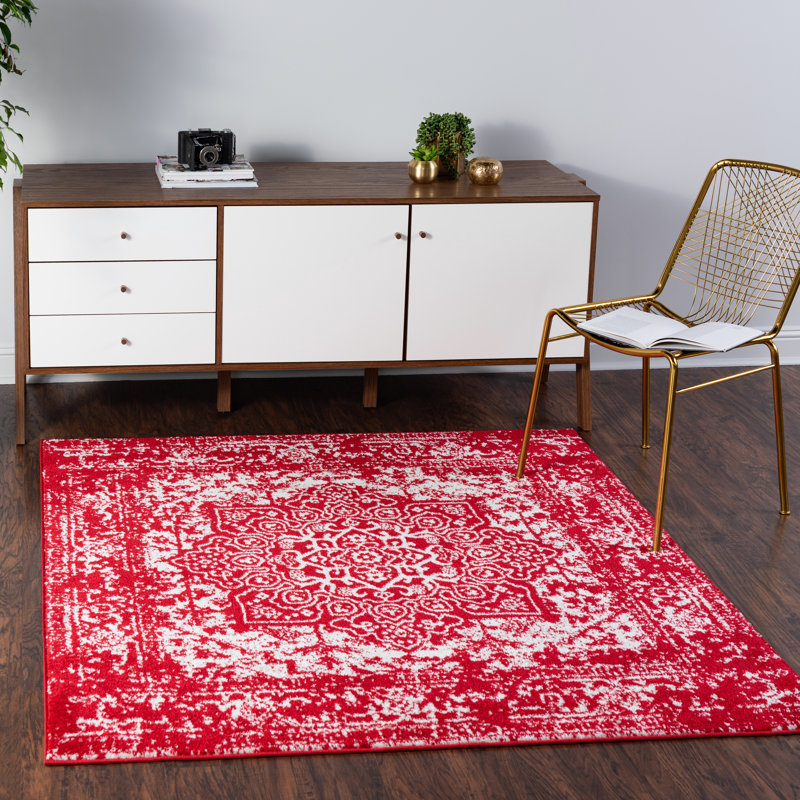 Oriental Indoor Rug, Square 4'1"