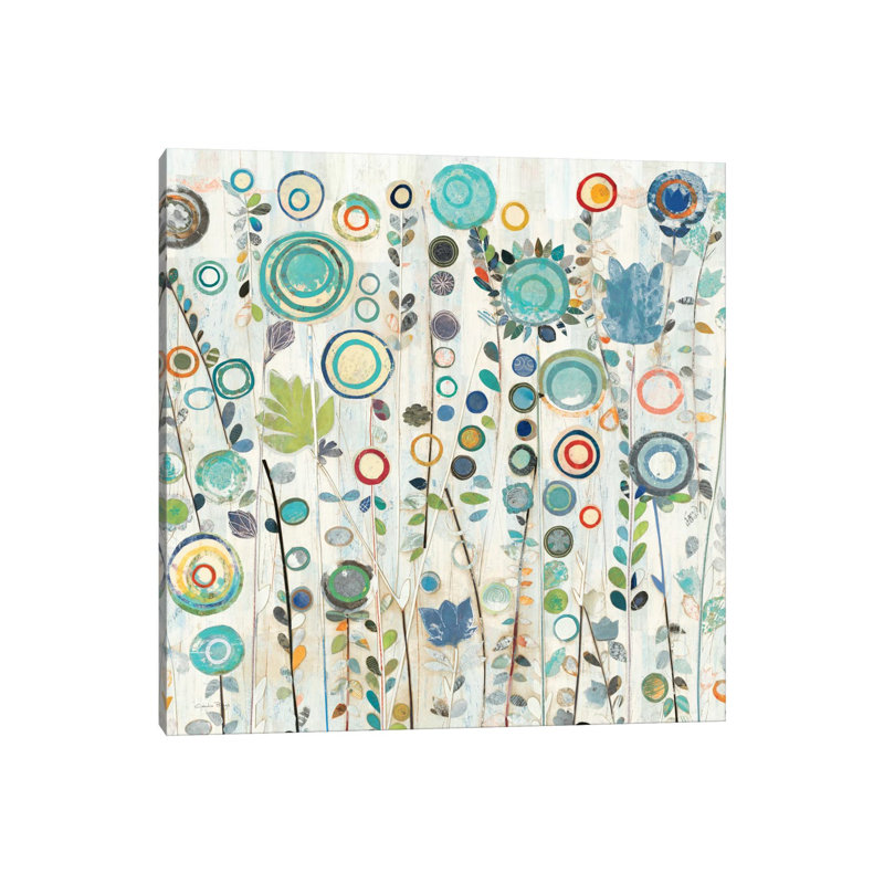 « ocean jardin i square », impression, H 37 po x l 37 po x p 1,5 po, Toile