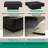 35" Modern Drum Coffee Table - Square Wood Veneer Top with Sturdy MDF Base-1093951449