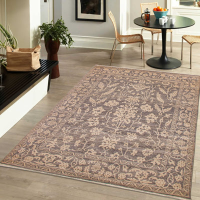 Timmey One-of-a-Kind Rectangle 8'0" x 9'11" New Age Rectangle Wool Area Rug in