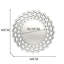 Beveled Frameless Gear Accent Wall Mirror