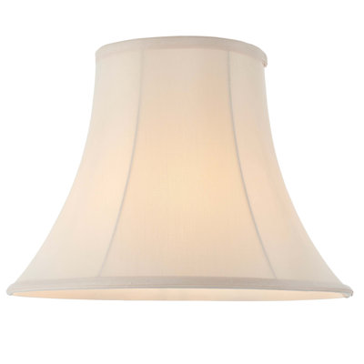 Marland 26.5cm H Fabric Bell Lamp Shade ( Clip On ) in Cream