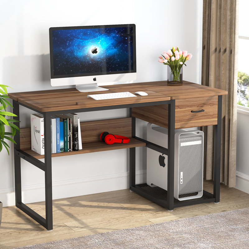 47" Drafting Desk, Brown