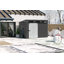 Suncast 129.5 in. W x 87.5 in. D Resin Storage Shed with Sliding Barn Door, Made in the USA-110336956