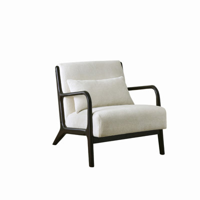 Accent Chair With Removable Lumbar Pillow