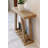Natural Luxe A-frame Console Table