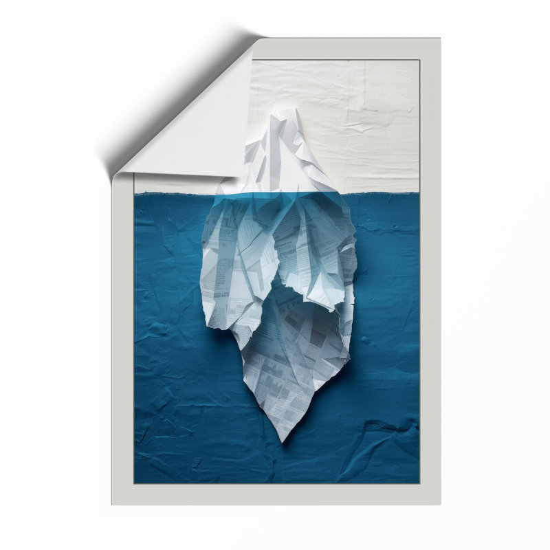 Hidden Depths Minimalist - Print, Unframed, A1 - 84.1 x 59.4 cm
