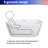 59'' x 31.1'' Freestanding Acrylic Bathtub