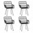Madancy Patio Dining Set with Square Table-1756828556-1756828557